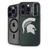 Michigan State University Spartans Logo iPhone 15 Pro Max Kickstand Case
