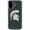 Michigan State University Spartans Logo iPhone 16 Clear Case