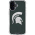Michigan State University Spartans Logo iPhone 16 Clear Case