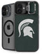 Michigan State University Spartans Logo iPhone 16 Plus Kickstand Case