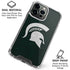 Michigan State University Spartans Logo iPhone 16 Pro Clear Case