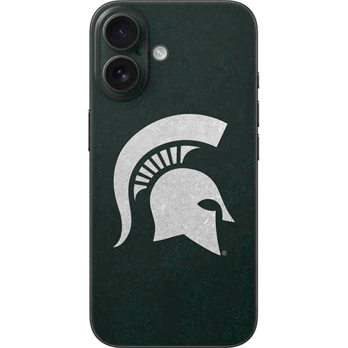 Michigan State University Spartans Logo iPhone 16 Skin