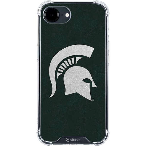 Michigan State University Spartans Logo iPhone 16e Clear Case