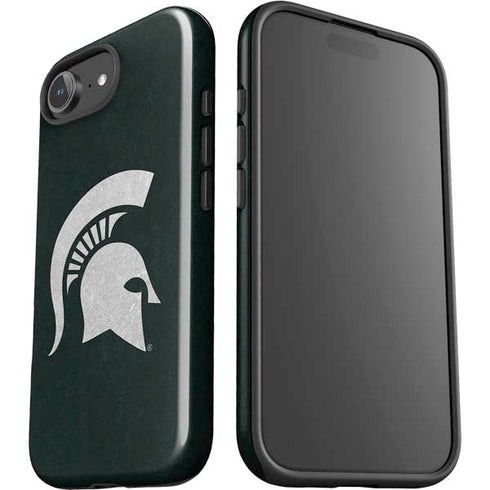 Michigan State University Spartans Logo iPhone 16e Impact Case