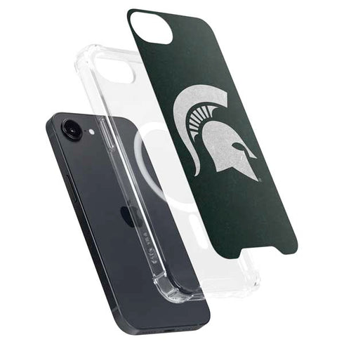 Michigan State University Spartans Logo iPhone 16e MagSafe Case