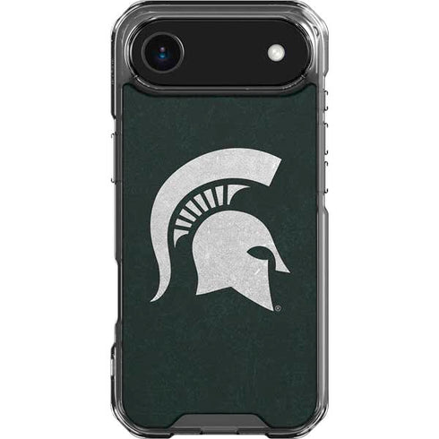 Michigan State University Spartans Logo iPhone 17 Air Clear Case