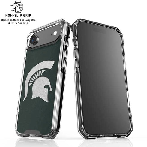 Michigan State University Spartans Logo iPhone 17 Air Clear Case