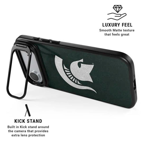 Michigan State University Spartans Logo iPhone 17 Air Kickstand Case