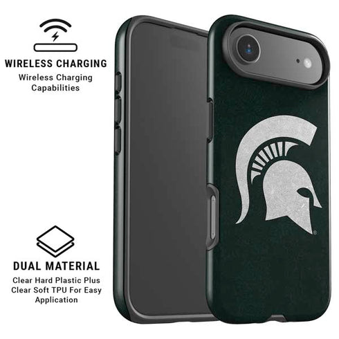 Michigan State University Spartans Logo iPhone 17 Air Magsafe Impact Case