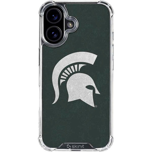 Michigan State University Spartans Logo iPhone 17 Clear Case