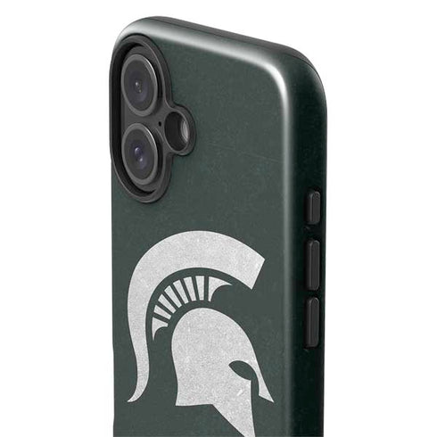 Michigan State University Spartans Logo iPhone 17 Impact Case