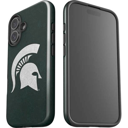 Michigan State University Spartans Logo iPhone 17 Impact Case