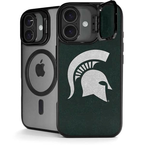 Michigan State University Spartans Logo iPhone 17 Kickstand Case