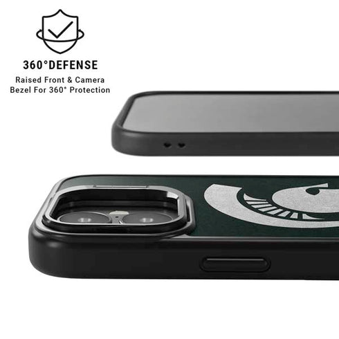 Michigan State University Spartans Logo iPhone 17 Kickstand Case
