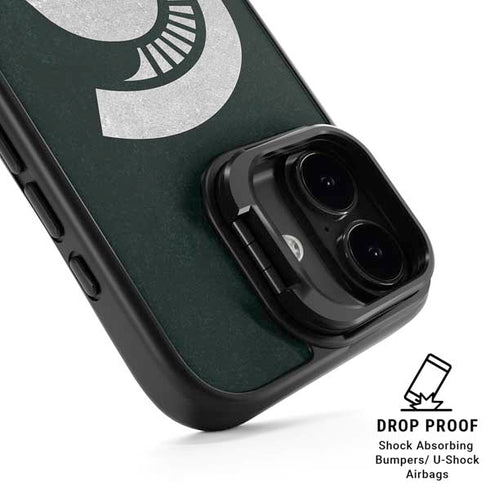 Michigan State University Spartans Logo iPhone 17 Kickstand Case