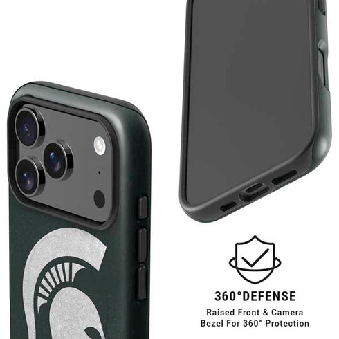 Michigan State University Spartans Logo iPhone 17 Pro Magsafe Impact Case