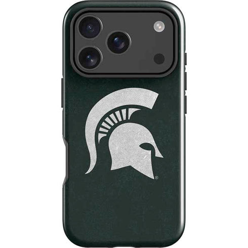 Michigan State University Spartans Logo iPhone 17 Pro Max Impact Case