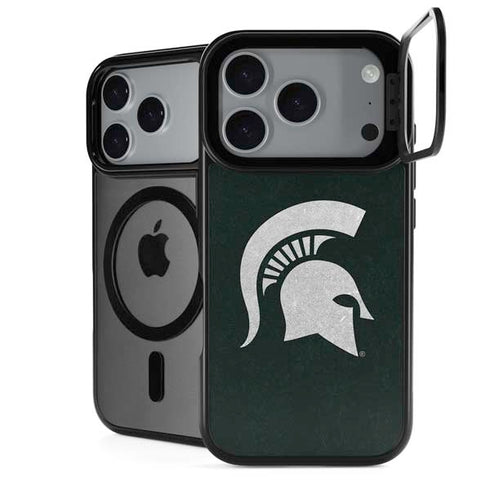 Michigan State University Spartans Logo iPhone 17 Pro Max Kickstand Case