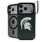 Michigan State University Spartans Logo iPhone 17 Pro Max Kickstand Case