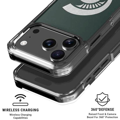 Michigan State University Spartans Logo iPhone 18 Pro Clear Case