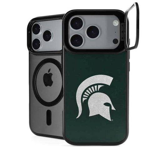 Michigan State University Spartans Logo iPhone 18 Pro Kickstand Case