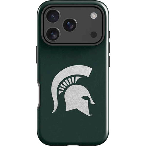 Michigan State University Spartans Logo iPhone 18 Pro Max Impact Case