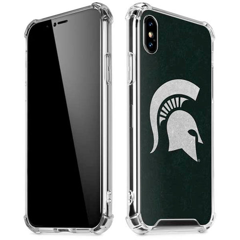 Michigan State University Spartans Logo iPhone X/XS Clear Case