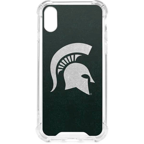 Michigan State University Spartans Logo iPhone XS Clear Case