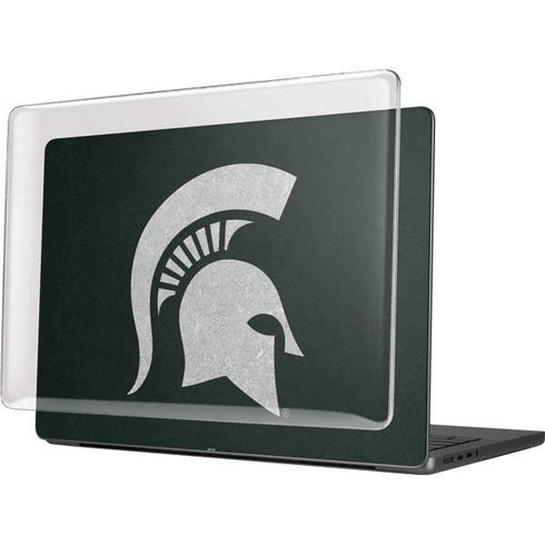 Michigan State University Spartans Logo MacBook Pro 14in (2021-24) Case plus Skin