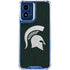 Michigan State University Spartans Logo Moto G Play 4G (2024) Clear Case