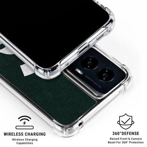 Michigan State University Spartans Logo Moto G Power 5G (2024) Clear Case