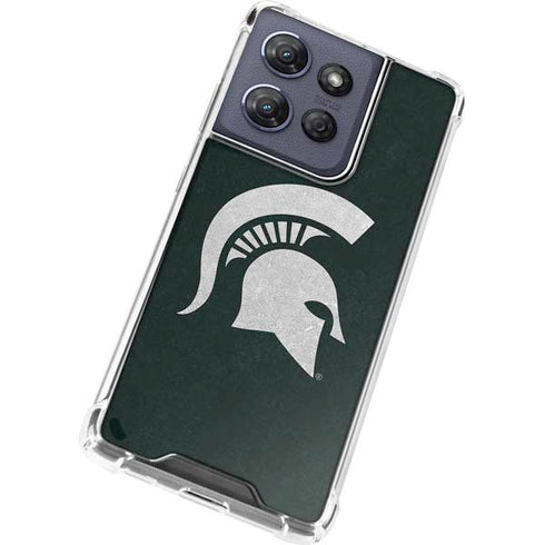 Michigan State University Spartans Logo Moto G Stylus 5G (2025) Clear Case