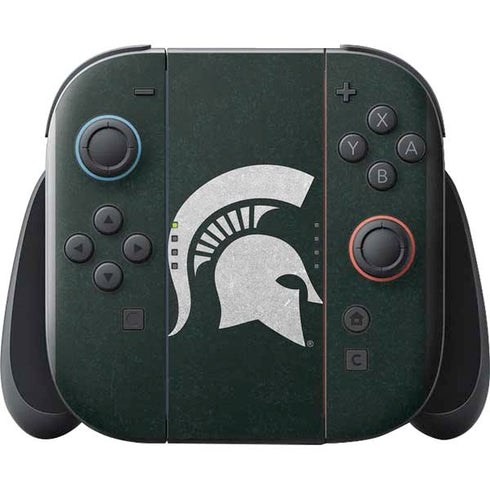 Michigan State University Spartans Logo Nintendo Switch 2 (2025) with Joy-Con Skin
