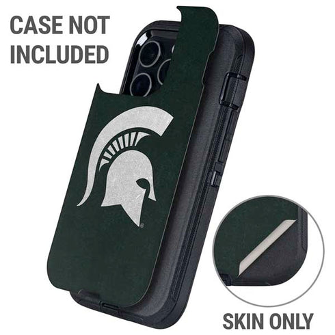 Michigan State University Spartans Logo Otterbox Defender iPhone Skin