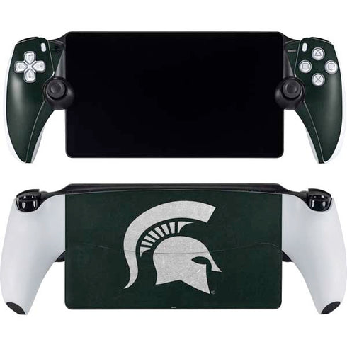Michigan State University Spartans Logo PlayStation Portal Remote Player Skin