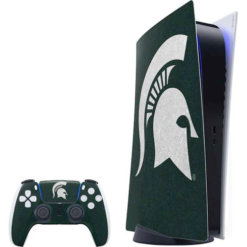 Michigan State University Spartans Logo PlayStation PS5 Skins
