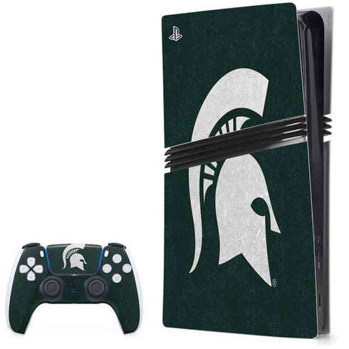 Michigan State University Spartans Logo PlayStation PS5 Skins