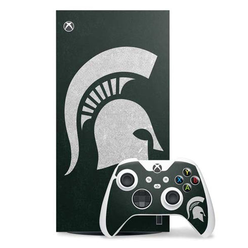 Michigan State University Spartans Logo Xbox Series X Skins