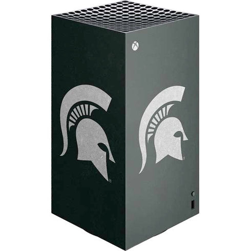 Michigan State University Spartans Logo XBox Series X Digital Edition Console Skin