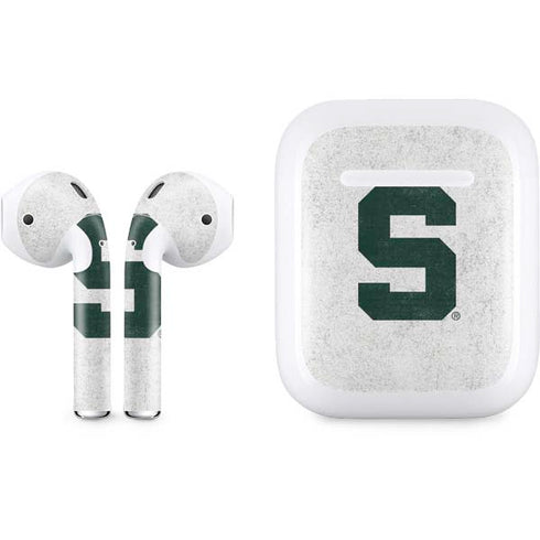 Michigan State University Spartans Mean Green S Apple AirPods Skin