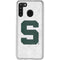 Michigan State University Spartans Mean Green S Galaxy A21 Clear Case