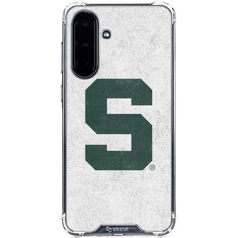 Michigan State University Spartans Mean Green S Galaxy A36 5G Clear Case