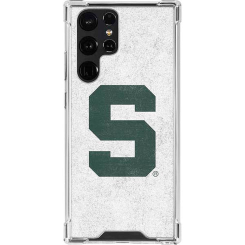 Michigan State University Spartans Mean Green S Galaxy S23 Ultra Clear Case
