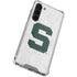 Michigan State University Spartans Mean Green S Galaxy S24 FE Clear Case