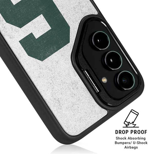 Michigan State University Spartans Mean Green S Galaxy S24 FE Kickstand Case