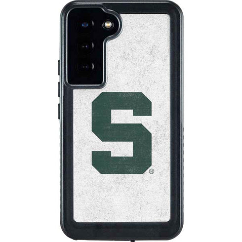 Michigan State University Spartans Mean Green S Galaxy S24 Plus Waterproof Case