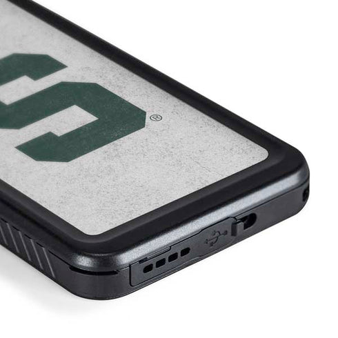 Michigan State University Spartans Mean Green S Galaxy S24 Waterproof Case