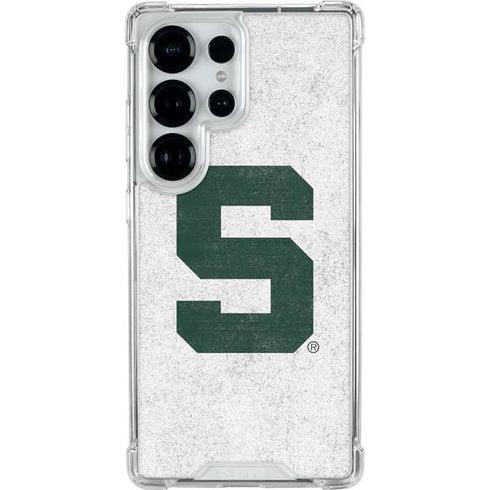 Michigan State University Spartans Mean Green S Galaxy S25 Ultra Clear Case