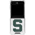 Michigan State University Spartans Mean Green S Galaxy Z Flip6 Clear Case