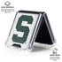 Michigan State University Spartans Mean Green S Galaxy Z Flip6 Clear Case